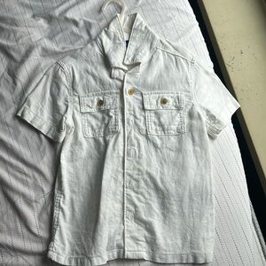 White button down.